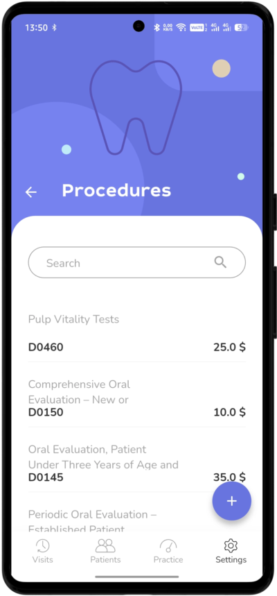 Dental_software_Dentaltap_Setting_Procedures