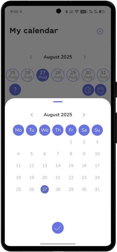 Dentaltap_dental_software_Appointment_scheduling_Mini_calendar.