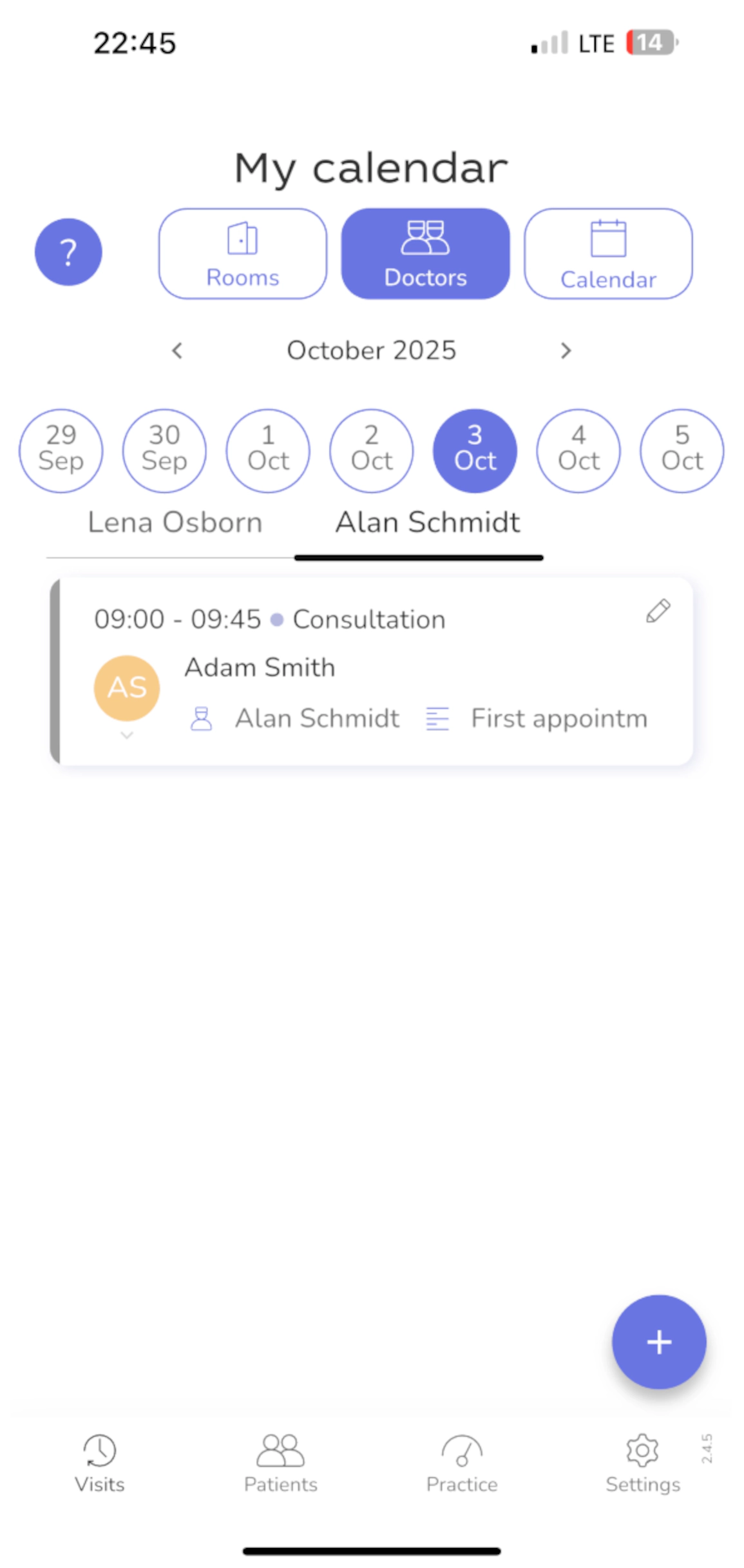Dentaltap_dental_software_My_Calendar