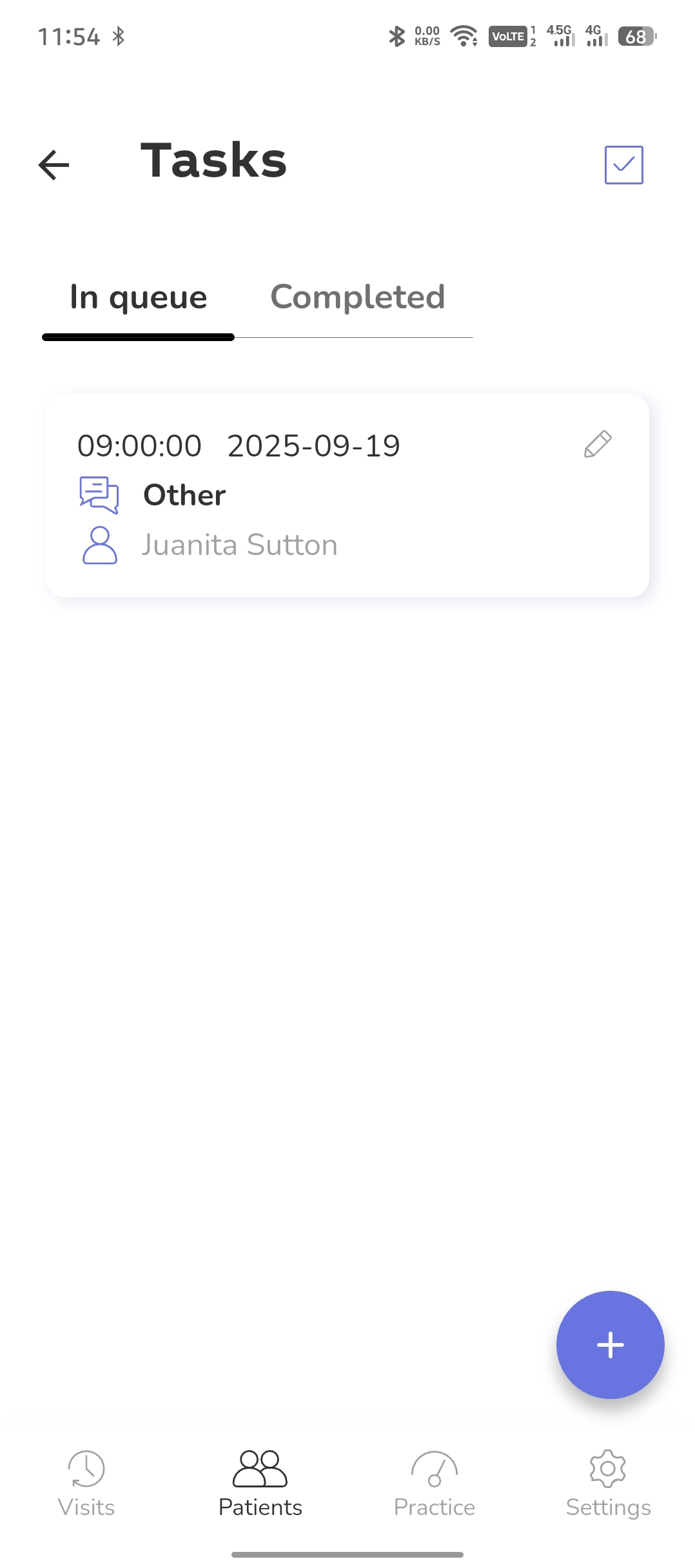 Dentaltap_dental_software_My_Task