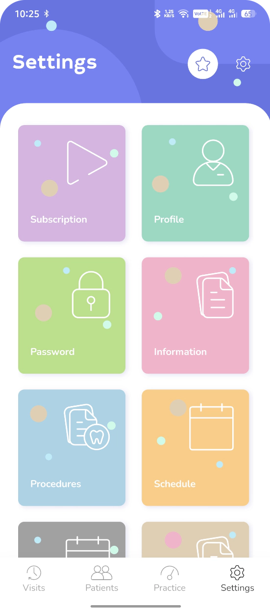 Dentaltap_dental_software_Setting